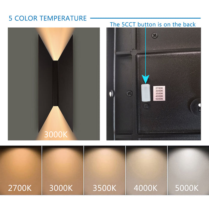 Up & Down LED Wall Fixture - 24W (12x2)