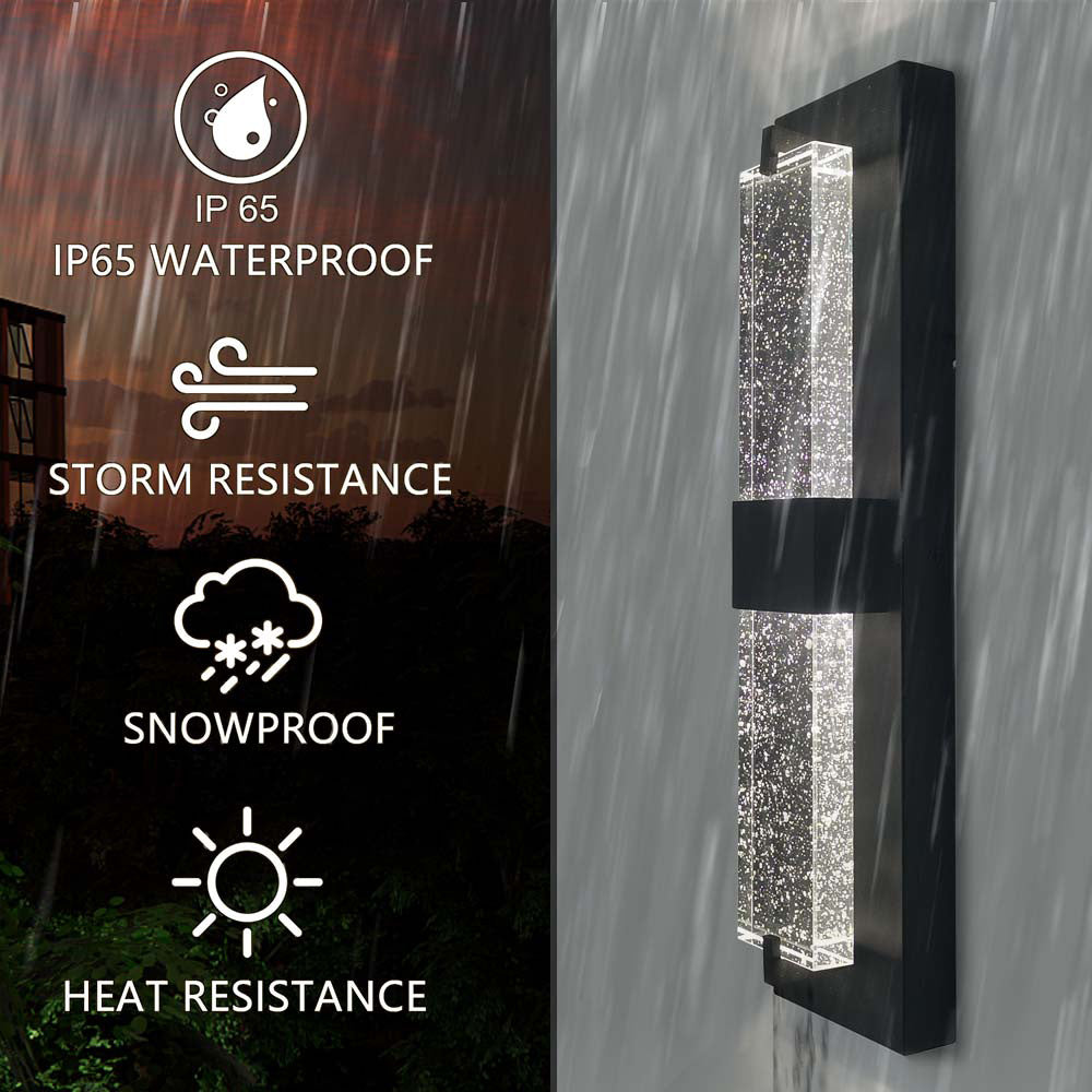 Crystal LED Wall Light Fixture