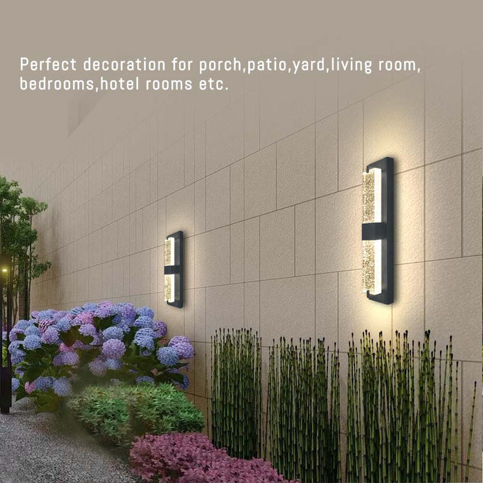 Crystal LED Wall Light Fixture