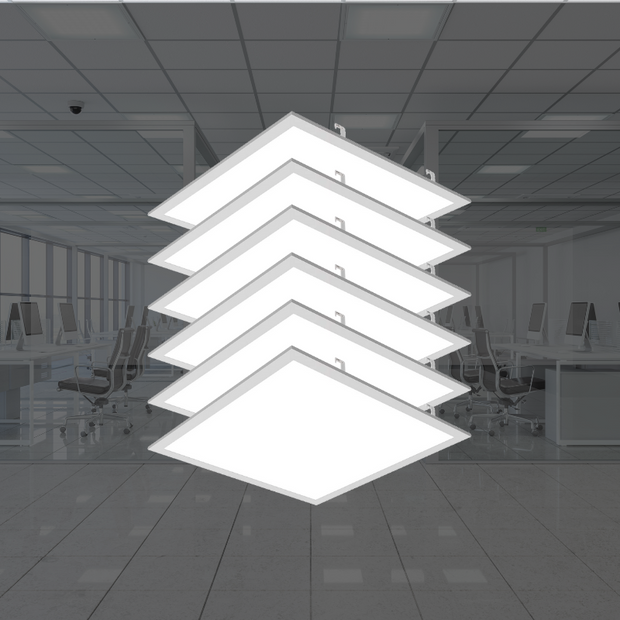 Back-Lit LED Panel Light 2x2 - 40W with 10W Emergency 90 minutes Battery Backup