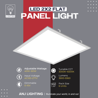 LED Flat Panel 2x2 - 20W-40W/3000K-6500K