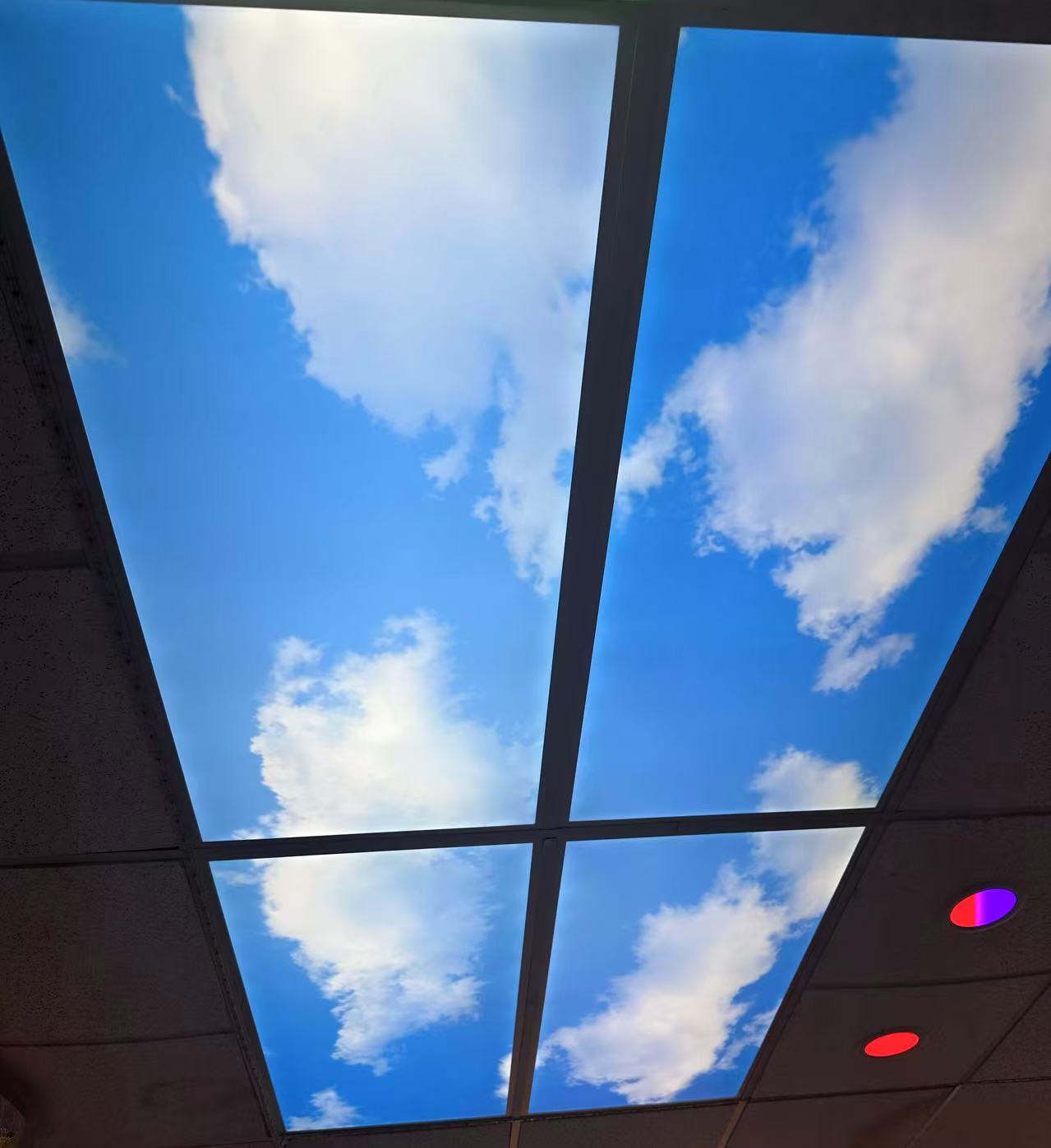 LED Flat Panel 2x4 Sky Pattern - 30W-72W/3000K-6500K