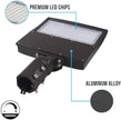 LED Shoebox Light - 150W/120W/100W Adjustable