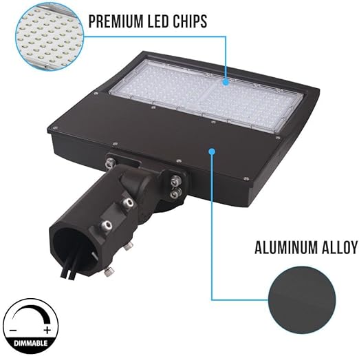 LED Shoebox Light - 150W/120W/100W Adjustable