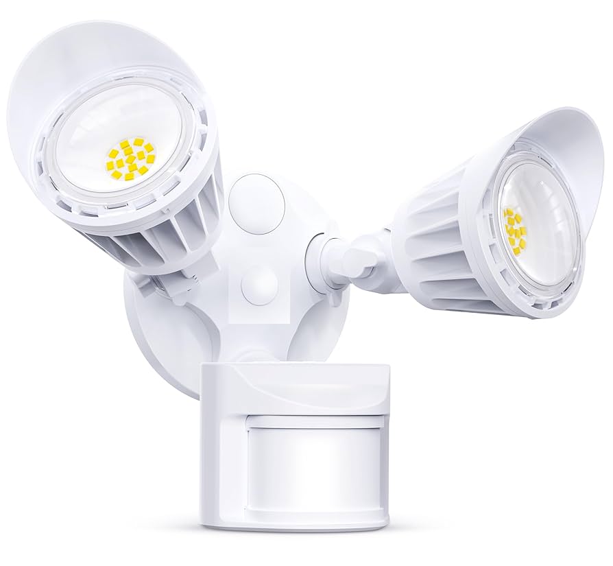 Round Security Light - 20W Dual-heads