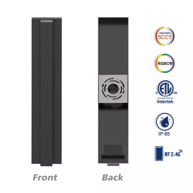 Wall Fixtgure 48 inch/24 Watt/5CCT