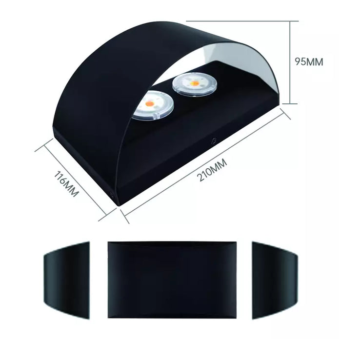 Wall Light Up & Down - 12 Watts (6Wx2)