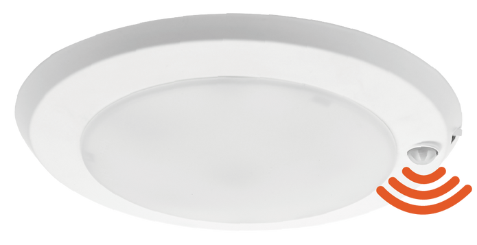 LED Disk Light with PIR Sensor - 6"/15W