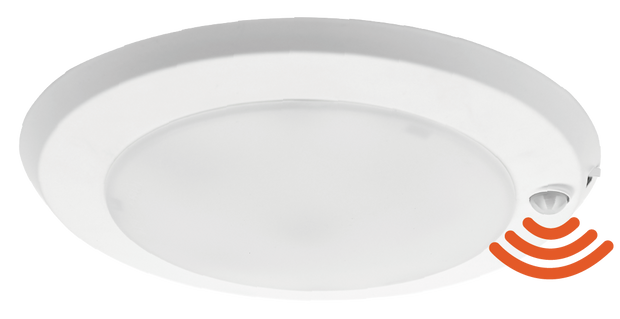 LED Disk Light with PIR Sensor - 6"/15W