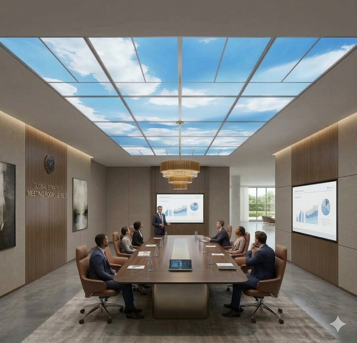 LED Flat Panel 2x4 Sky Pattern - 30W-72W/3000K-6500K