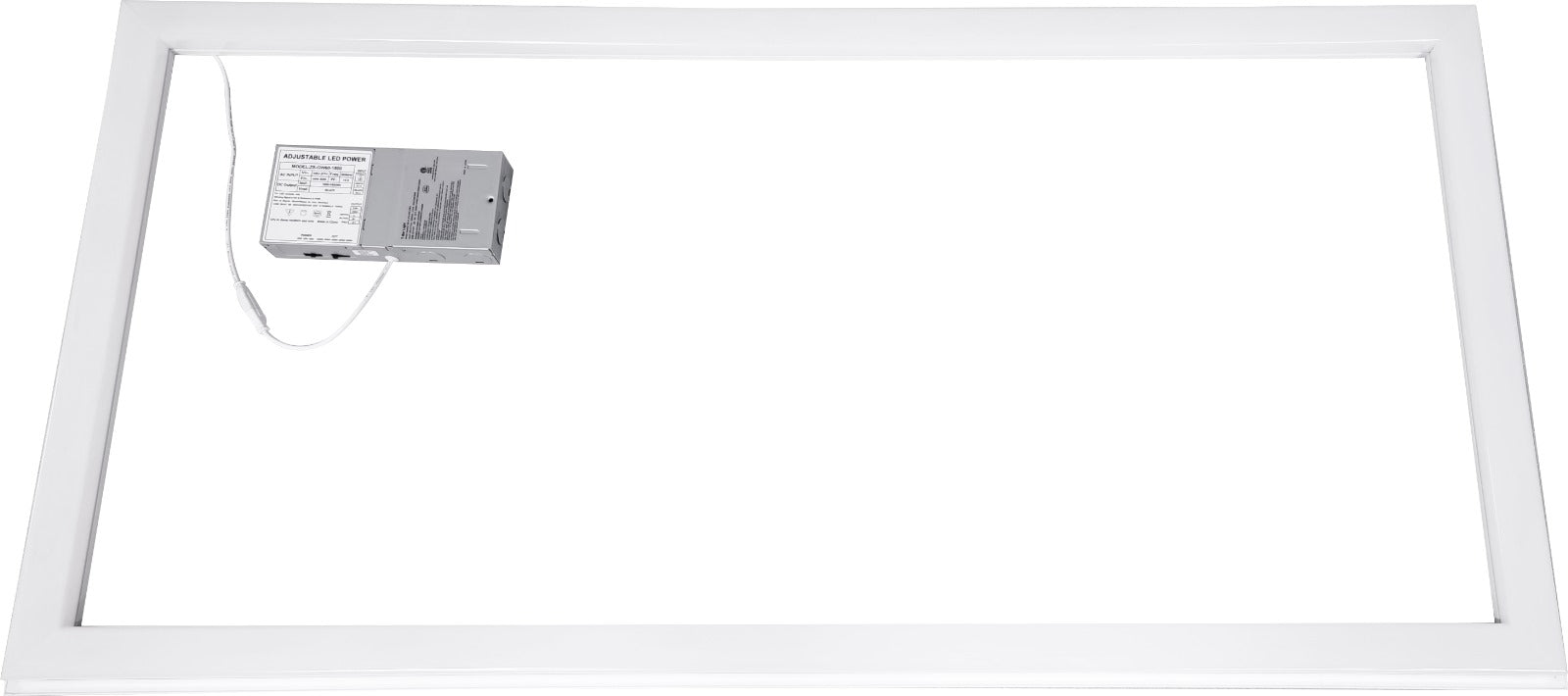 2x4 LED T-Bar Light - 40W/50W/60W Adjustable