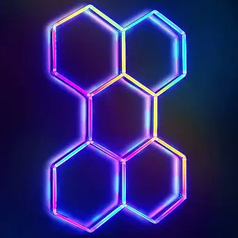 LED Hexagon Light - RGB (14 sets)