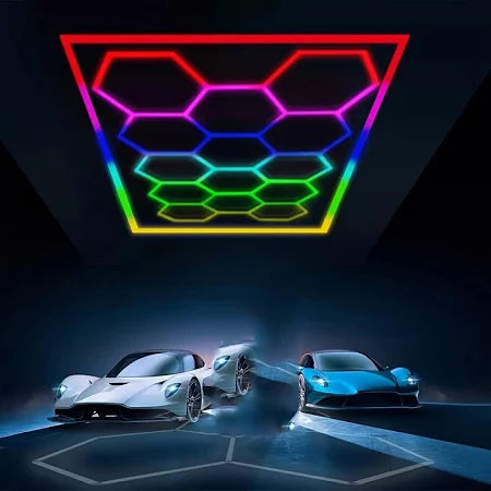 LED Hexagon Light - RGB (14 sets)
