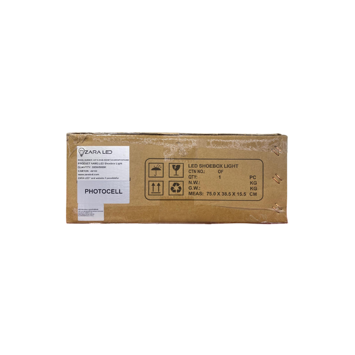 300W LED Shoebox Light with Photocell