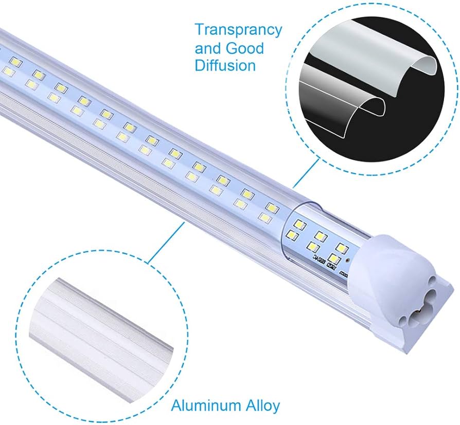 LED Tube Light Integrated - 8 feet | 80W