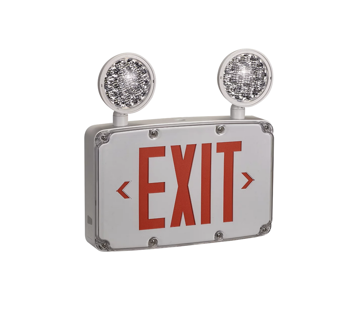 Wet Location LED Exit Sign Combo