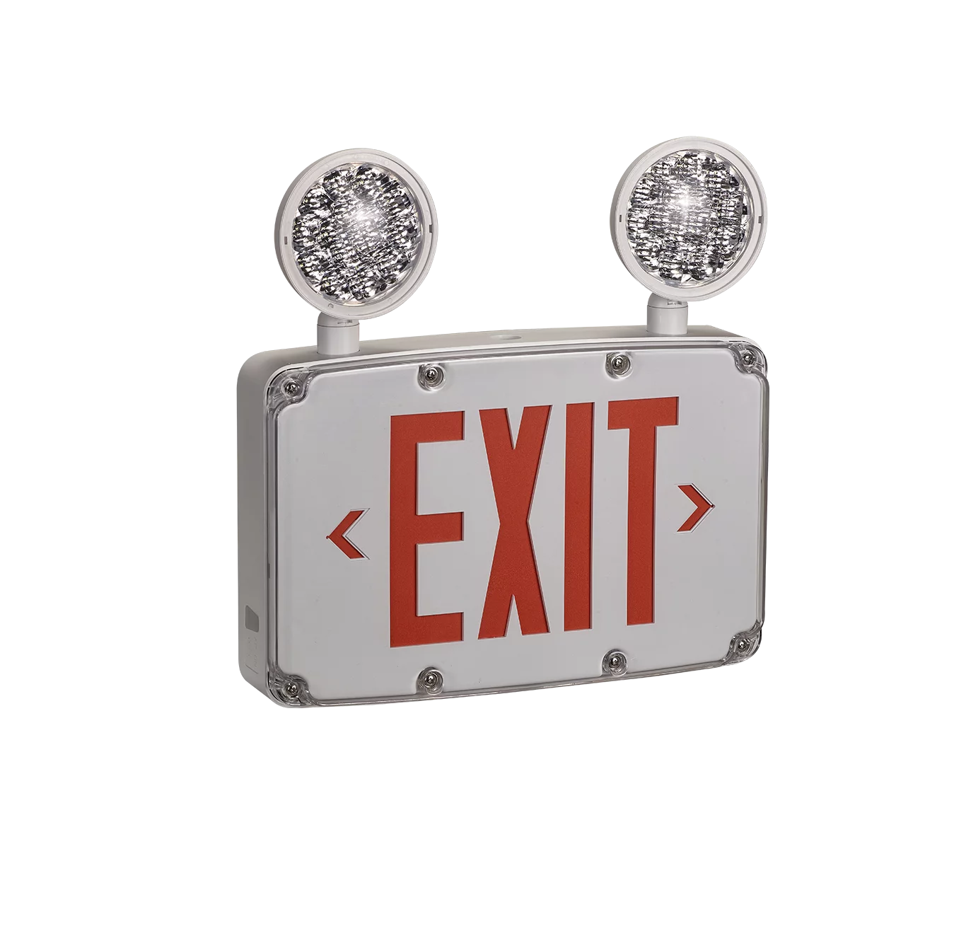 Wet Location LED Exit Sign Combo