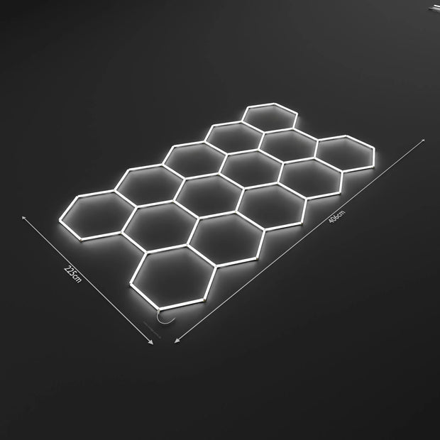 LED Hexagon Light - White (14 sets)