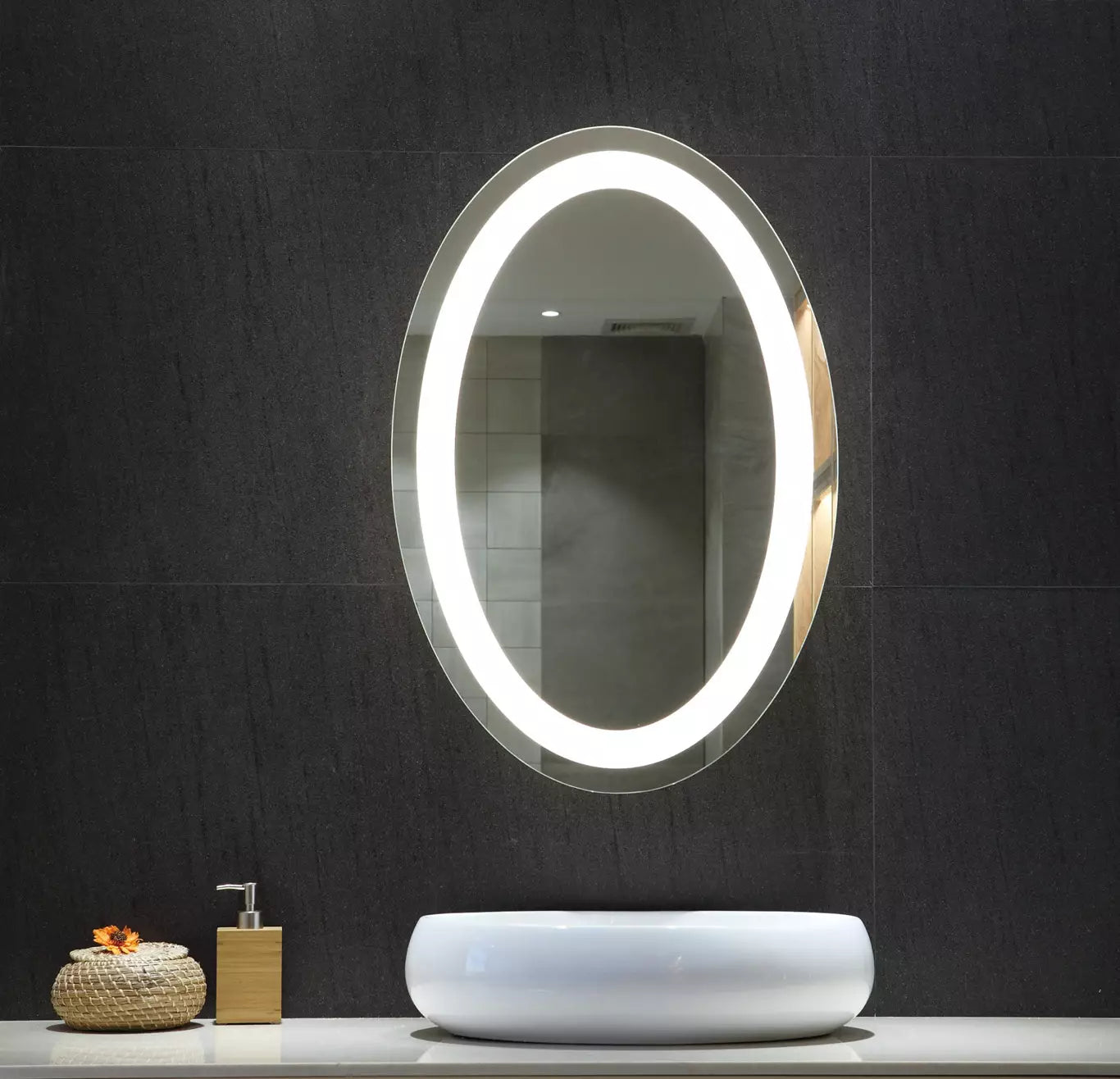Backlit Mirror W24