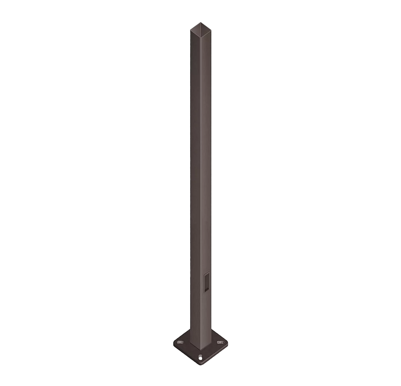 Straight Square Steel Poles - 4