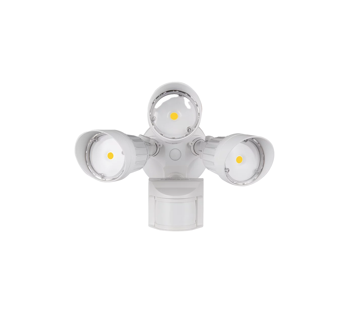 Round Security Light - 30W 3-head